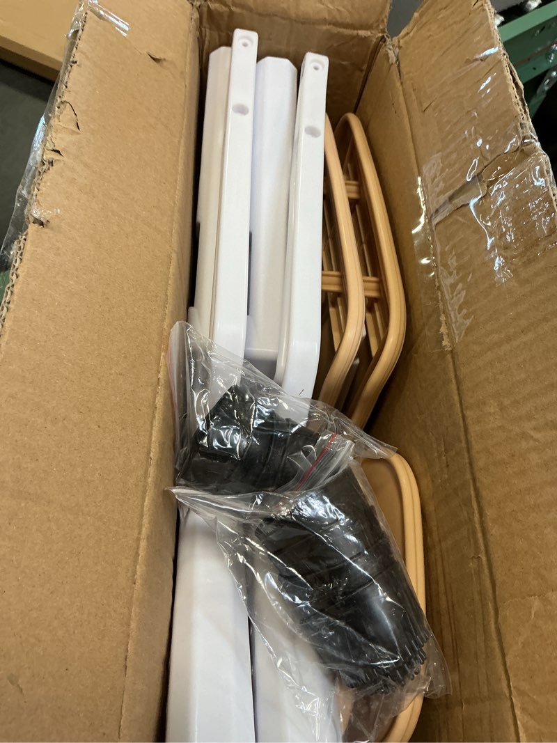 Condition photo showing New/Like New for Adjustable Kid Chairs Indoor 3 Level Adjustable Suitable for Children Age 2-6. Maximum load-bearing 220LBS Suitable for Family Classroom and Nursery Child Seat Set (2-Pack-Beige) Beige(2 Chair)