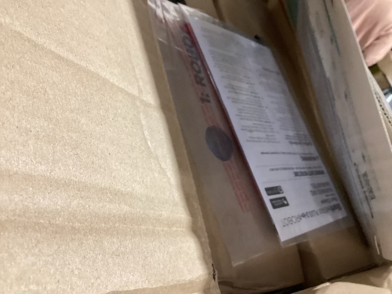 Condition photo showing As Is for Shark Robot Vacuum & Mop Combo, Powerful Suction, Matrix Plus, 60-Day Debris Capacity, HEPA Bagless Self Empty Base, Sonic Mopping, Home Mapping for Pet Hair - Carpets & Hardfloor, AV2610WA Wet and Dry Self-Empty (Gold/Black)