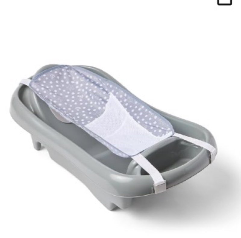 The First Years Newborn to Toddler Baby Bath Tub - Convertible 3-in-1 Baby Tub with Removable Sling - Ages 0 to 24 Months - Sure Comfort - Pink Deluxe Tub Pink