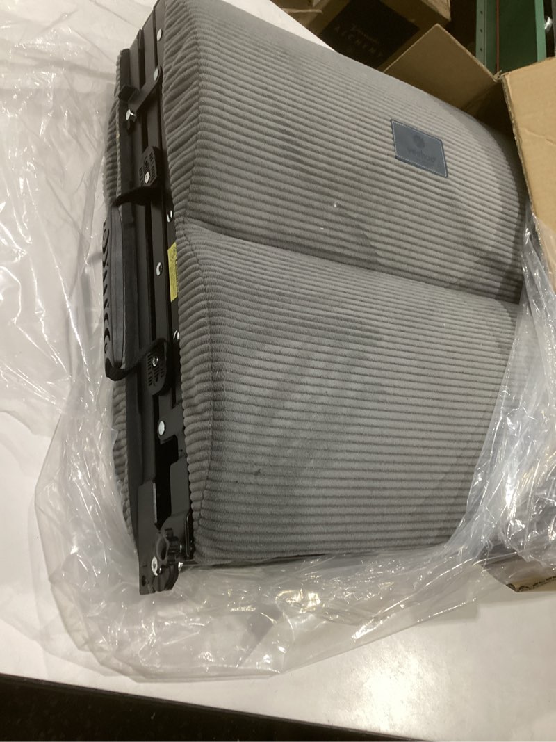Condition photo showing Good Condition for veehoo dog ramp for bed couch for small to large dog, foldable ramp for dogs to get on bed 5 adjustable height from 17" to 23", pet cat stairs doggy steps non slip with metal frame, up to 130lbs light gray 48" l x 17" w x 17"-23" h