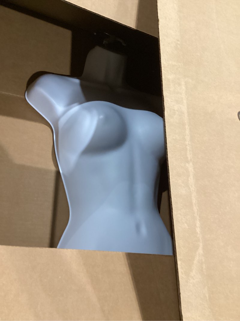 Condition photo showing As Is for SSWBasics Female Mannequin Torso - Fits Women’s Sizes 5-10 - Molded, Shatterproof & White