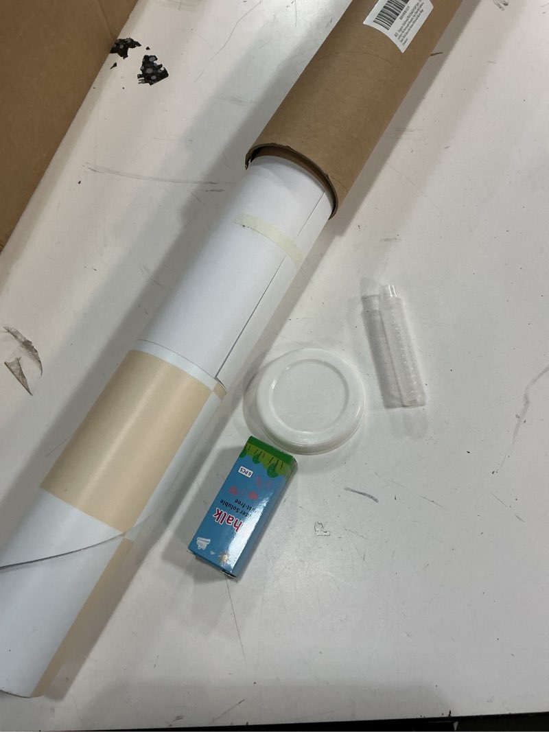 Condition photo showing Good Condition for Magnetic Chalkboard Wall Decal 24''x40'' Arch - Removable Reusable Peel and Stick (No Wall Damage) Extra Strong Magnetism - Easy Clean Chalkboard for Home Office Playroom (Beige White Checker)