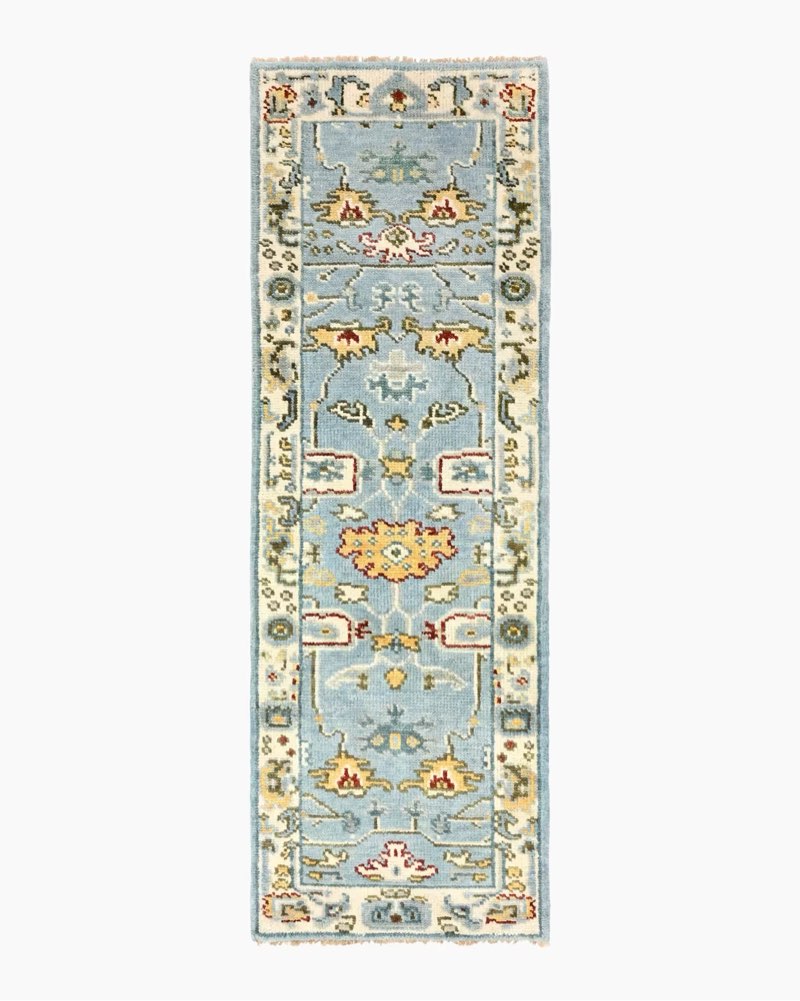 artemis hand-knotted wool rug 2'6" x 7'