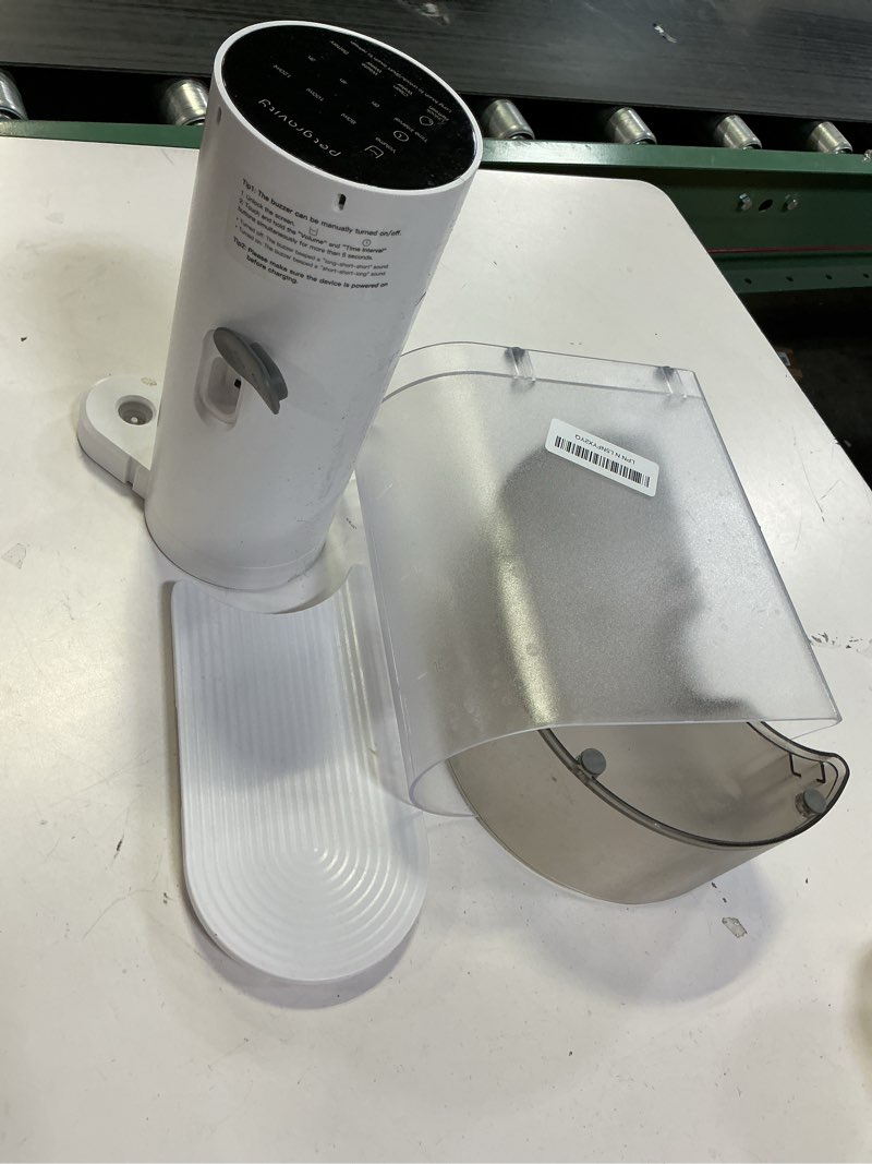 Condition photo showing As Is for GJEASE Smart Pet Water Fountain No Filter, Wireless Cat Water Fountain Cordless,Battery Operated Filterless Cat Water Fountain Water Fountain+Waterproof Pet Mat