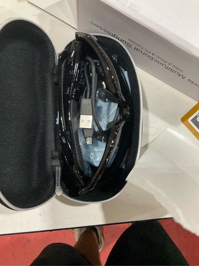 Condition photo showing Good Condition for camera glasses with bluetooth, 2026 stylish smart sunglasses camera 1080p, wearable sport action video glasses for men women, music & hands-free call, uv400 polarized sunglasses for outdoors