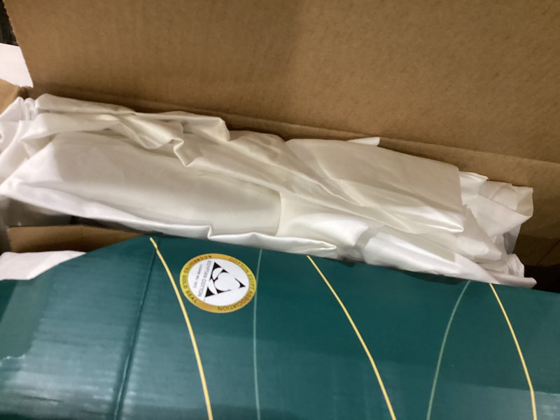 Condition photo showing As Is for LBRO2M 100% Cotton Sheets Set Deep Pocket 24", 1000 Thread Count King Size 4 Piece Bed Sheet Sets Soft Comfortable Bedding All Season (King, White) White King 24" Depth