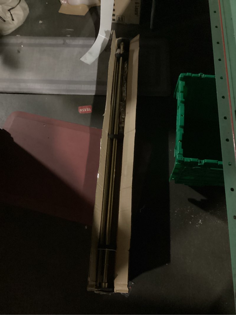 Condition photo showing Good Condition for Double Blackout Curtain Rods 72 to 144 Inches (6-12 Feet),1-Inches Front and 5/8 Inches Back Adjustable End Cap Double Window Drapery Rod for Drapes and Curtains,Warm Gold 72-144" Warm Gold