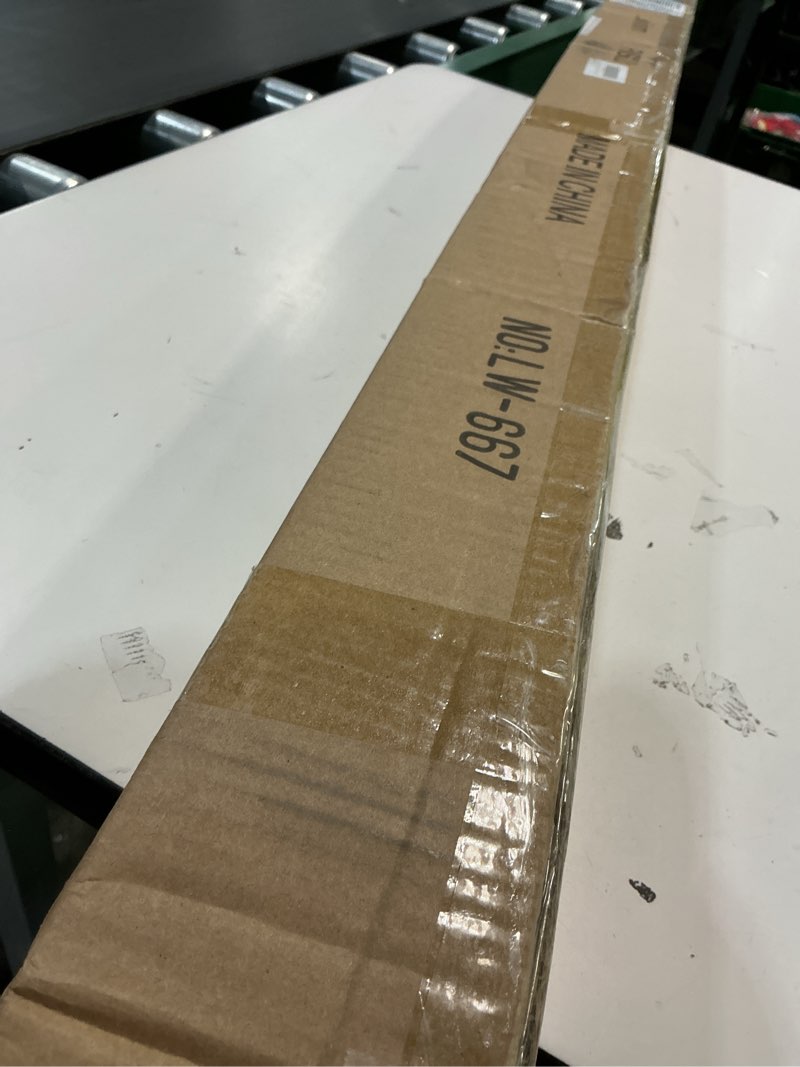 Condition photo showing Good Condition for Heavy Duty Curtain Rods,1 1/4" Large Diameter Premium Nonadjustable Curtain Rod,48in/4ft Custom Window Treatment Rods with Durable Aluminum Brackets and End Caps,Brushed Nickel Finish Brushed Nickel 48in/4ft