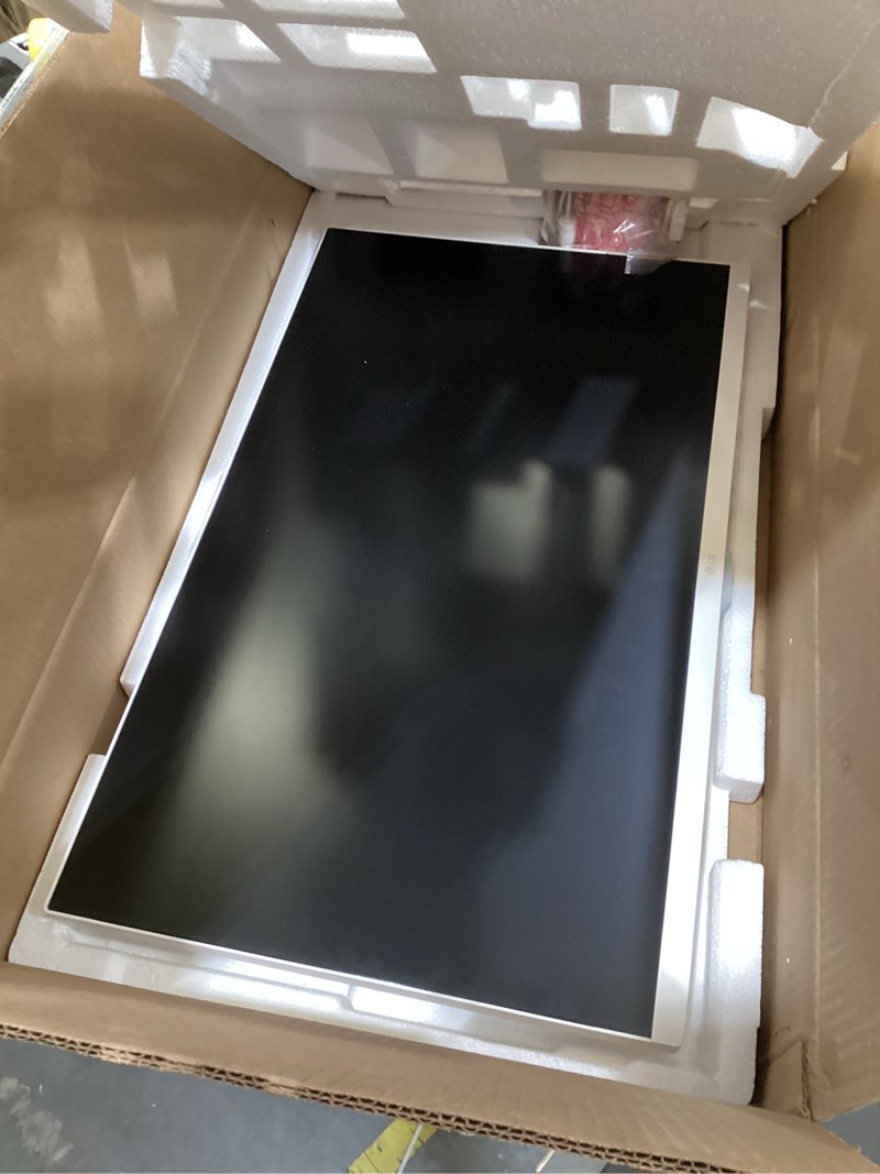 Condition photo showing As Is for LG 27U511SA-W 27-Inch Smart Full HD (1920 x 1080) IPS Computer Monitor, 100Hz, Built-in Speaker, Airplay, Bluetooth, Screen Share, Flicker Safe, Reader Mode, Remote Control, HDMI, Tilt Stand, White Refresh rate - 100 Hz