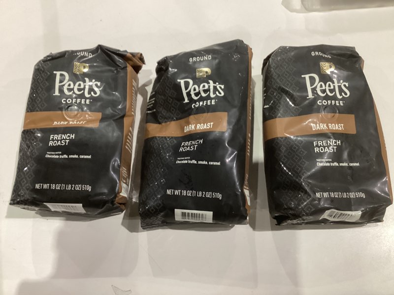 Condition photo showing New/Like New for Peet's Coffee, Dark Roast Ground Coffee - French Roast 18 Ounce Bag French Roast 18 Ounce (Pack of 1)