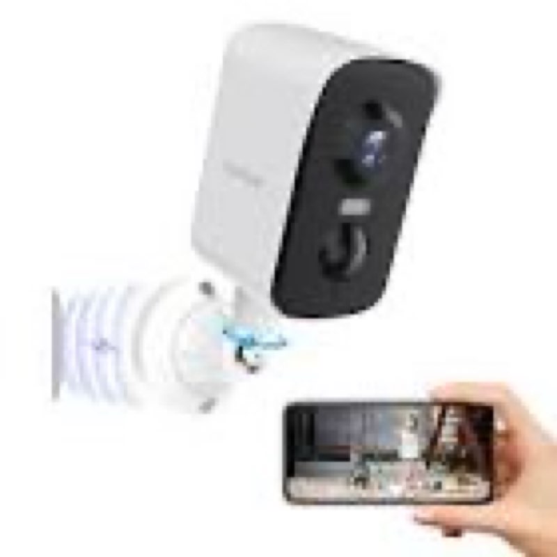 Arenti 340° Pan Wireless Security Camera Outdoor Magnetic, 3MP Battery Powered Wireless Camera for H