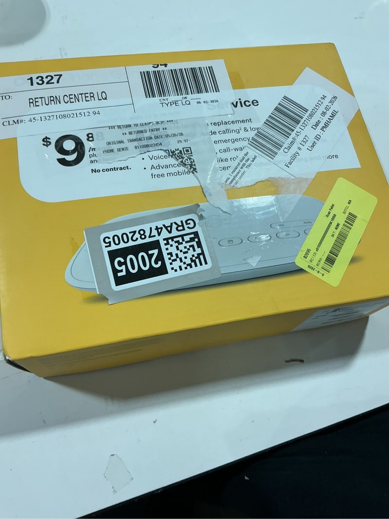 Condition photo showing As Is for ooma phone genie voip home phone service. affordable internet-based landline replacement. unlimited nationwide calling  robocall blocking and more.