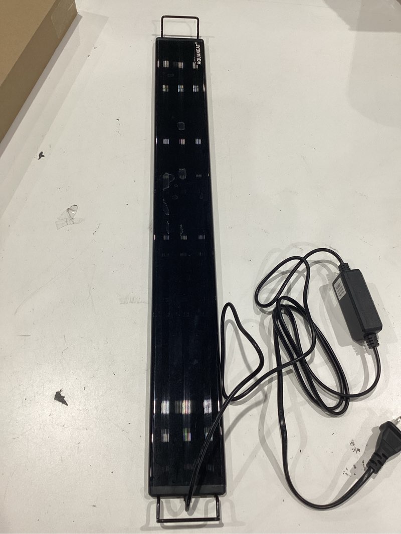 Condition photo showing As Is for aquaneat led aquarium light full spectrum for 24 inch to 30 inch fish tank light fresh water 24"-30"