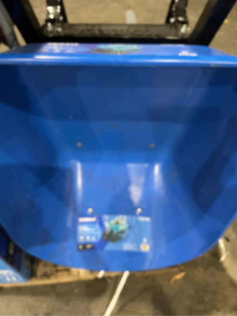 Condition photo showing As Is for kobalt 7-cu ft 2 wheel steel push wheelbarrow flat-free tire