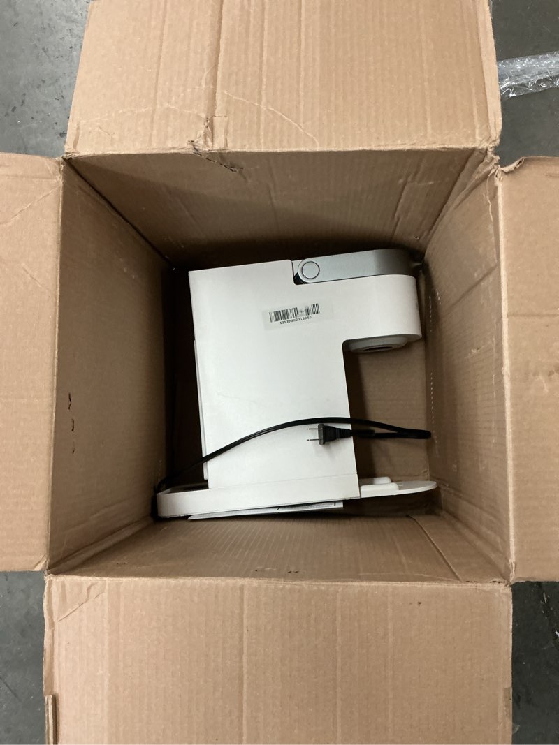 Condition photo showing As Is for Keurig K-Slim Single Serve K-Cup Pod Coffee Maker, Multistream Technology, 3 Brew Sizes, Slim and Sleek Design, 46oz Removable Reservoir, White