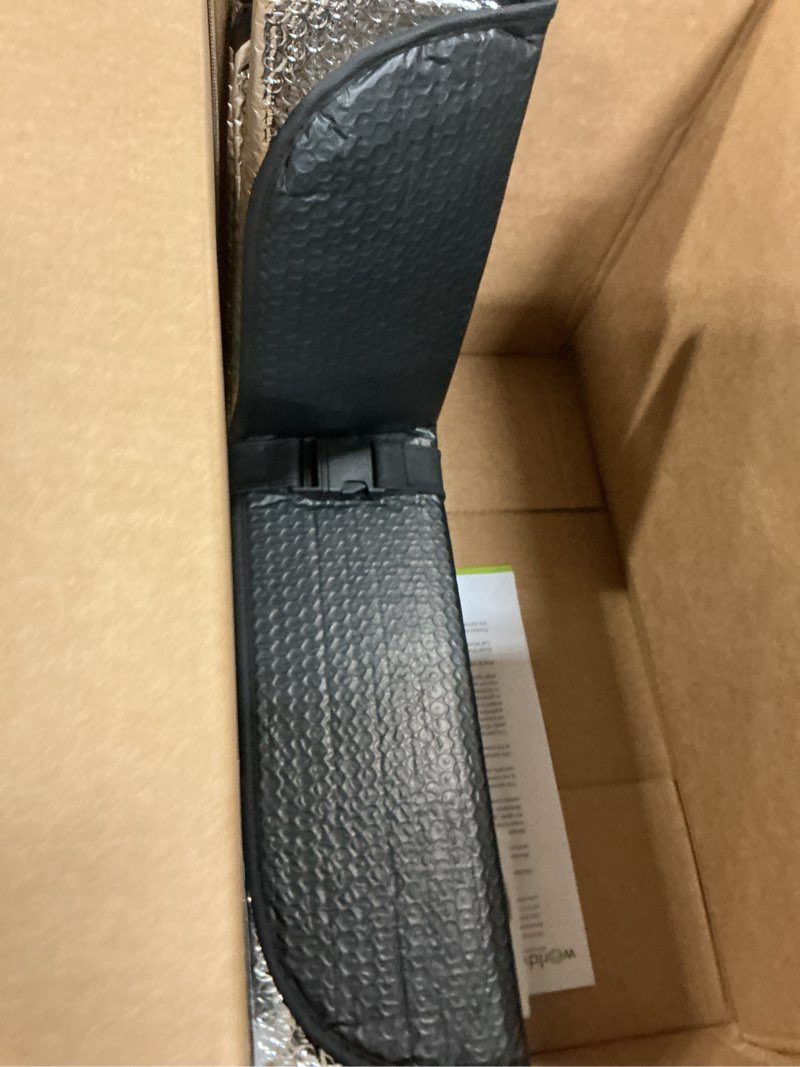 Condition photo showing Good Condition for econour accordion car windshield sun shade | car sun visor to protect harmful uv rays | foldable automotive windshield sunshades | window sun blocker to keep your vehicle cool & comfort - 58" x 28" large