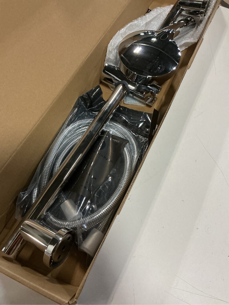 Condition photo showing Good Condition for KES Handheld Shower Head with Adjustable Shower Slide Bar 5 Function Extra Long Hose Polished Finish, F204-PS-C1 Polished Silver