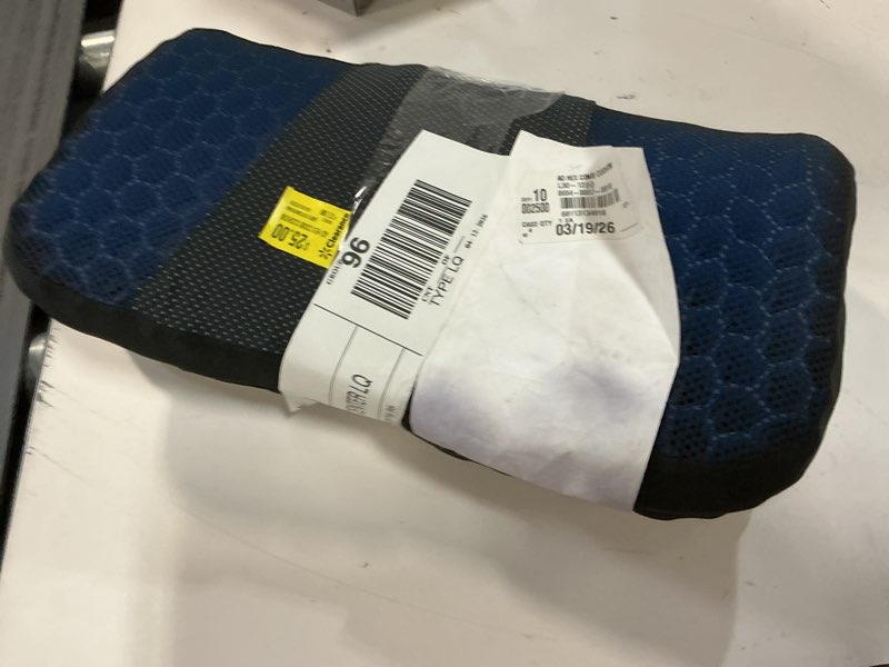 Condition photo showing Good Condition for auto drive 1piece car  tractor & wheelchair seat cushion hex gel black and blue universal fit  19cu22