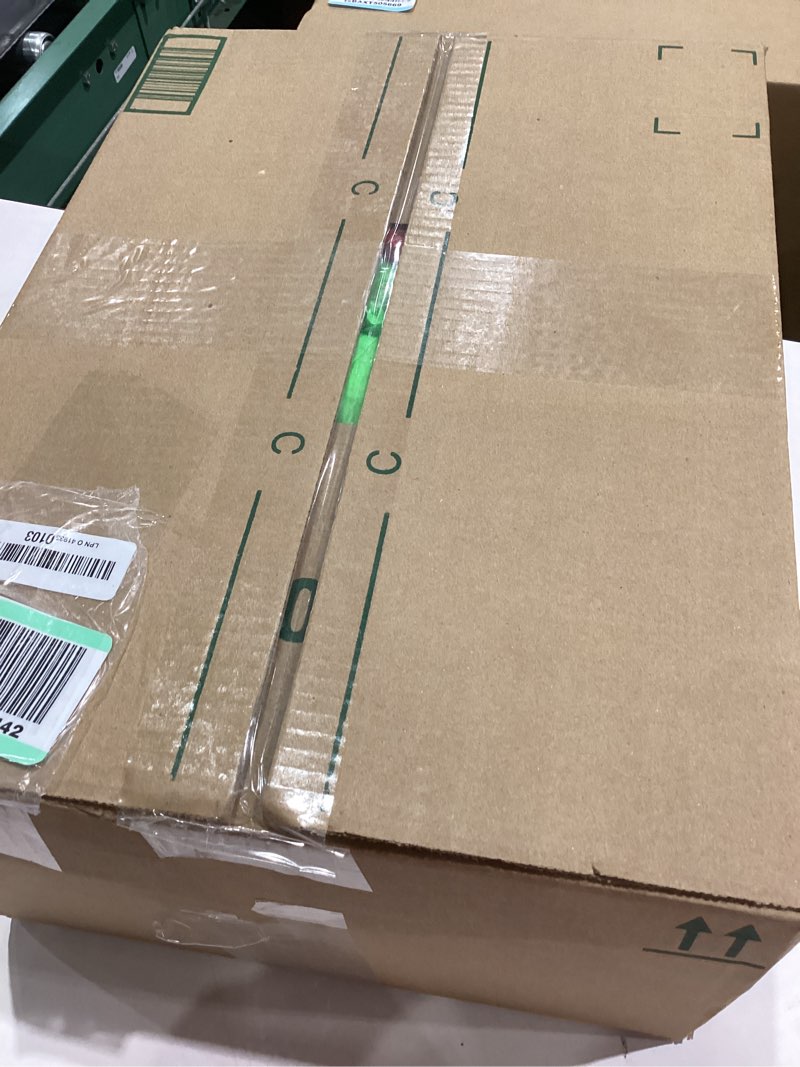 Condition photo showing Good Condition for Alupssuc 8 FT Christmas Inflatable Outdoor Decorations with LED Christmas Countdown Clock, Snowman Santa and Gingerbread Man, Lighted Blow Up Lawn Yard Clearance for Indoor Xmas Holiday Party Decor