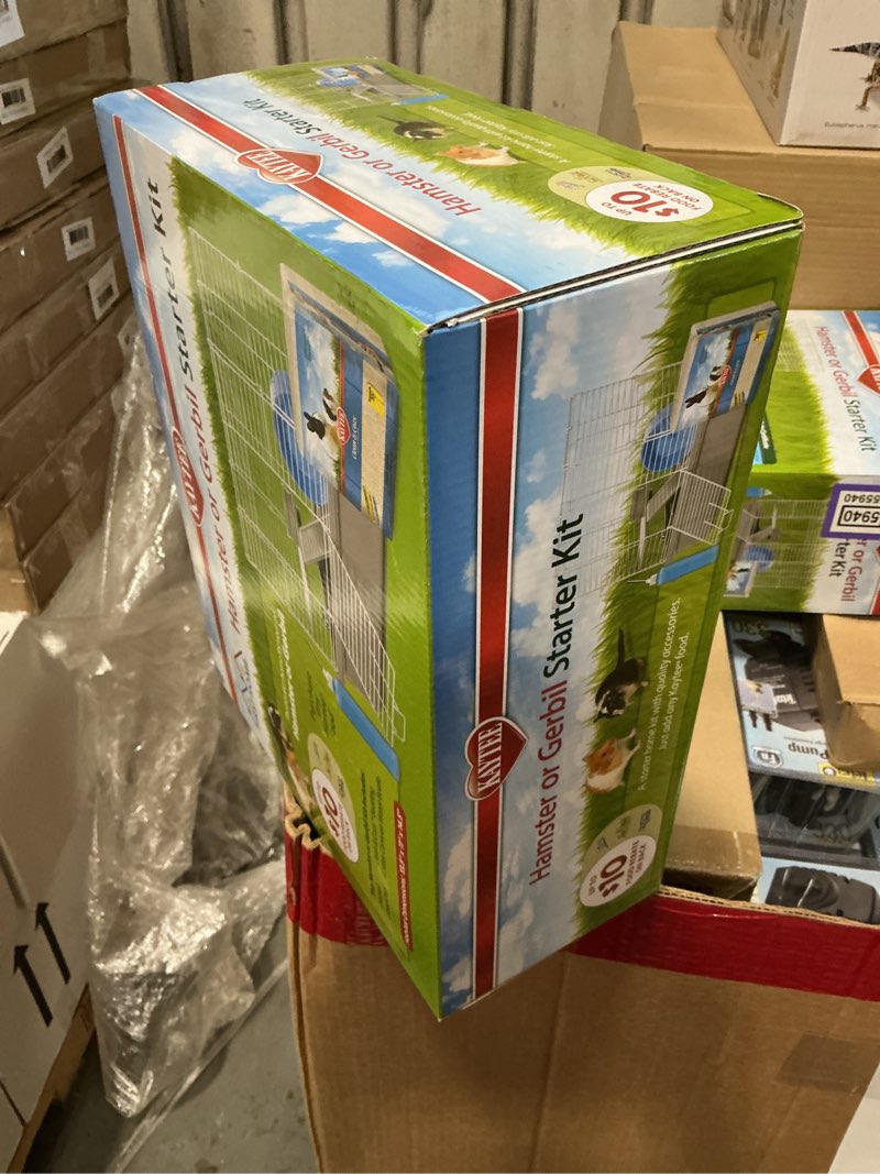 Condition photo showing New/Like New for Kaytee My First Home Hamster or Gerbil Starter Kit Habitat  13.5” x 11” x 14.5”