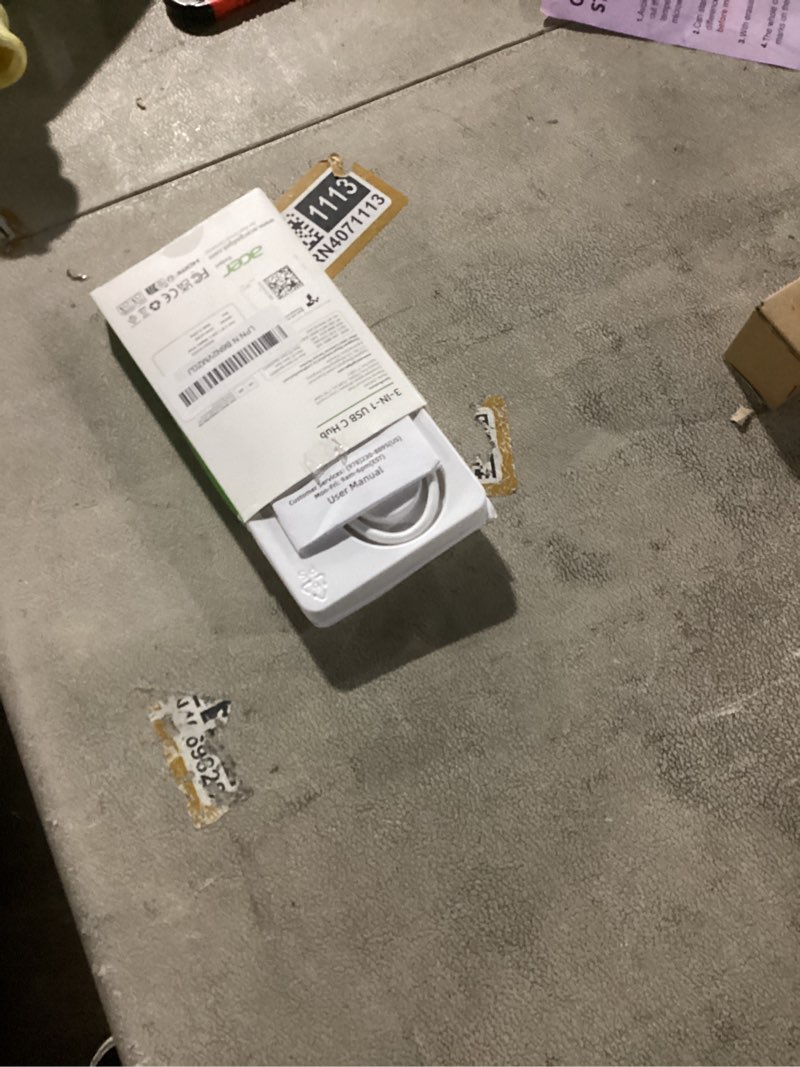 Condition photo showing Good Condition for Acer USB C to HDMI Adapter, 4K USB C Hub with 100W PD, USBA 3.0 Port, HDMI to USBC Multiport Digital AV Converter for MacBook Pro/Air, iPad, Tablets, TV, Monitor and More (Silver)