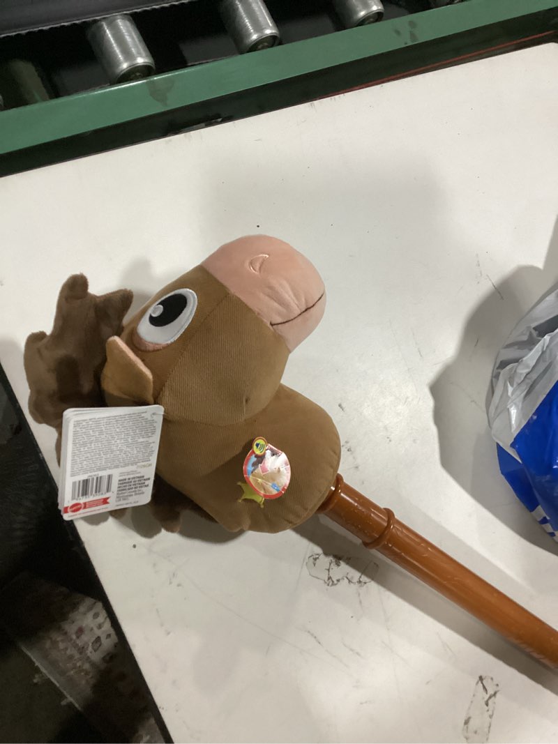 Condition photo showing As Is for disney pixar toy story 5 bullseye hobby horse toy 28 inch plush head sounds