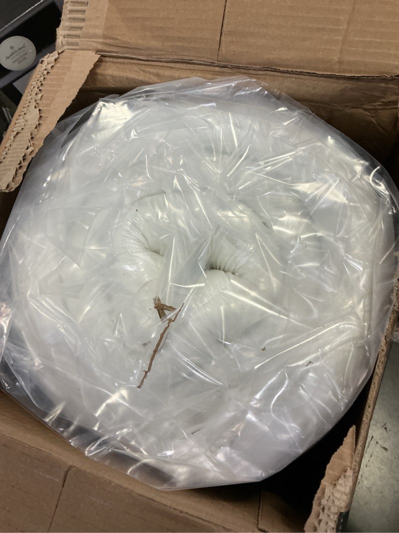 Condition photo showing Good Condition for fdw | 5 inch full mattress | medium firm | gel memory foam mattress | white | bed in a box, certipur-us certified | pressure relief, cooling ventilated foam | washable removable cover white full 5 in