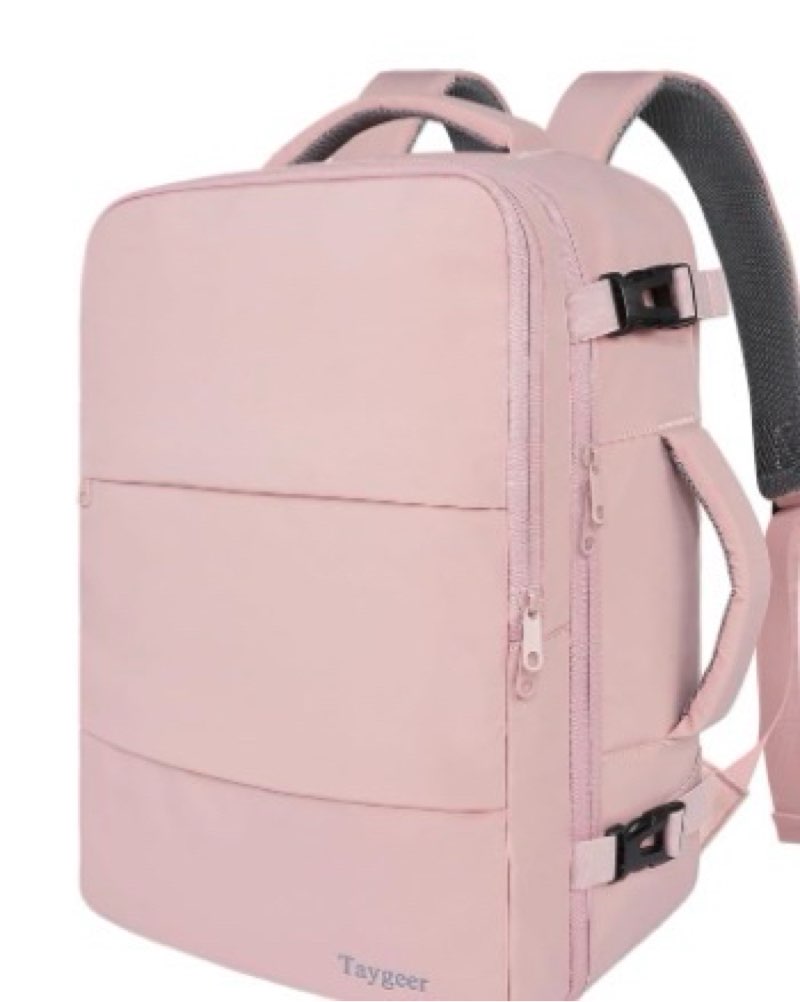 MOMUVO Large Travel Backpack Women, Flight Approved Carry On Backpack, Water Resistant Anti-Theft La