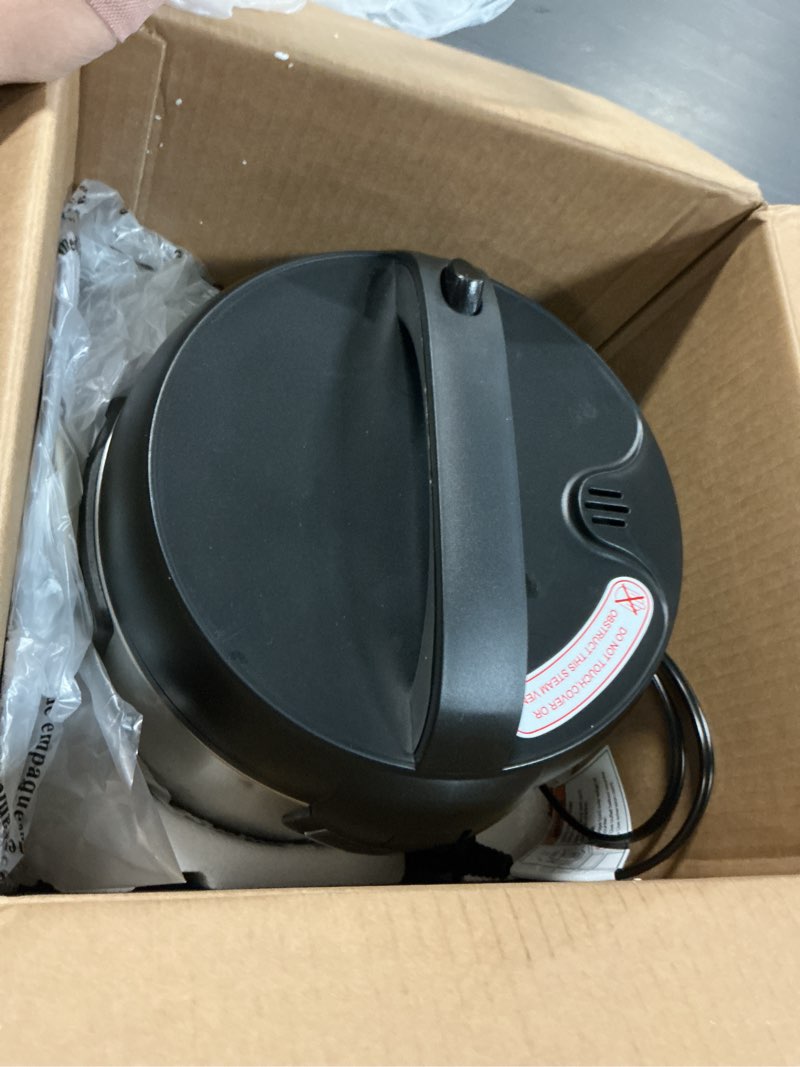 Condition photo showing Good Condition for comfee' rice cooker upgraded, 6-in-1 stainless steel multi cooker, slow cooker, steamer, saute, and warmer, 2 qt, 8 cups cooked(4 cups uncooked), brown rice, quinoa and oatmeal, 6 one-touch programs 4 cups uncooked 6 presets