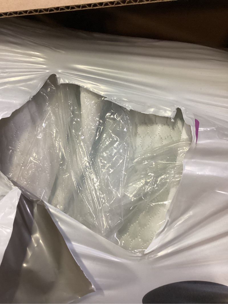 Condition photo showing Good Condition for bedluxe wedge pillow, 10 inch bed wedge pillow for headboard, pillow wedge for acid reflux relief, sleeping, back pain relief, snoring, triangle pillow wedge, white/grey 24*24*10 inch white grey