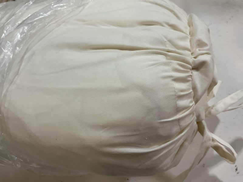 Condition photo showing Good Condition for organic crisp percale sheet set, king, ivory