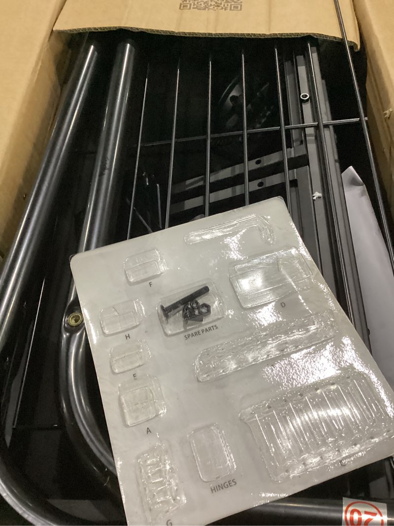 Condition photo showing Good Condition for realcook charcoal grills with offest smokers: spacious barrel charcoal bbq grill | barbecue smoker grill combo for outdoor backyard patio camping picnic and party m barrel grill