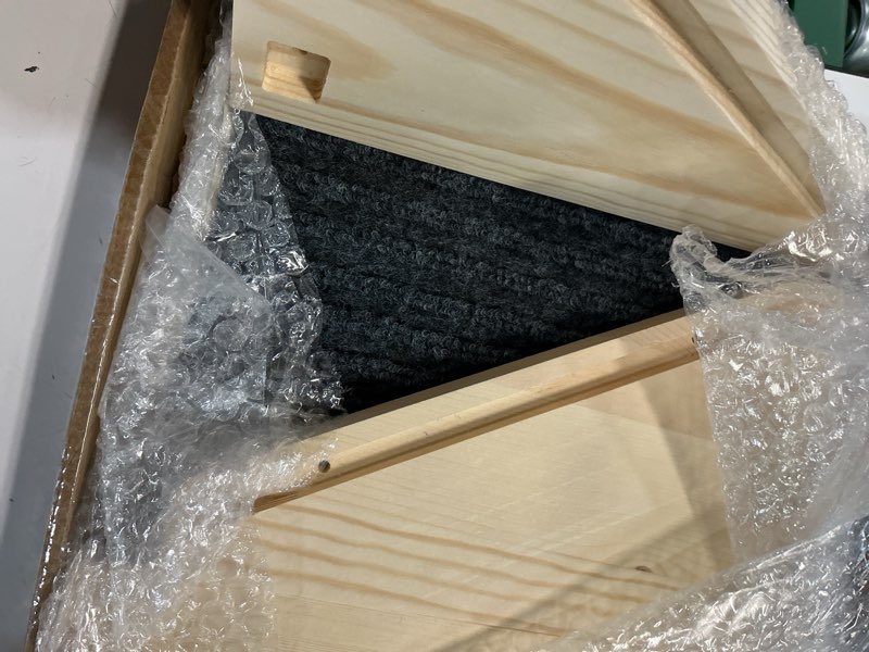 Condition photo showing Good Condition for baoblaze dog ramp for stairs wooden pet ramp ladder portable cats stair anti slip wood pet ramps for