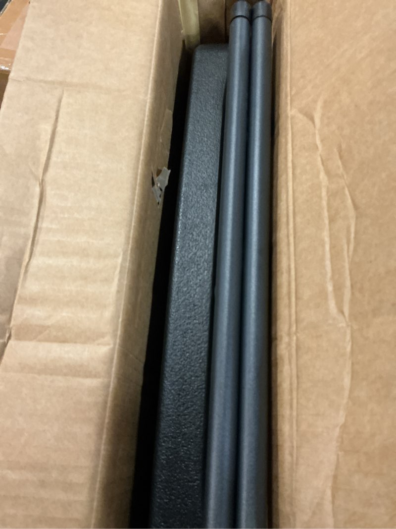 Condition photo showing Good Condition for vingli small folding table portable, 30" adjustable height personal laptop tv tray, camping table, hdpe plastic top with steel frame,black