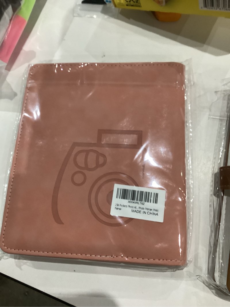 Condition photo showing Good Condition for 256 Pockets Photo Album for Polaroid, for Instax Mini 11 12 9 8+ 8 7+ Instant Camera, for KODAK Step/Canon IVY/HP Sprocket Color Photo Printer (Pink)