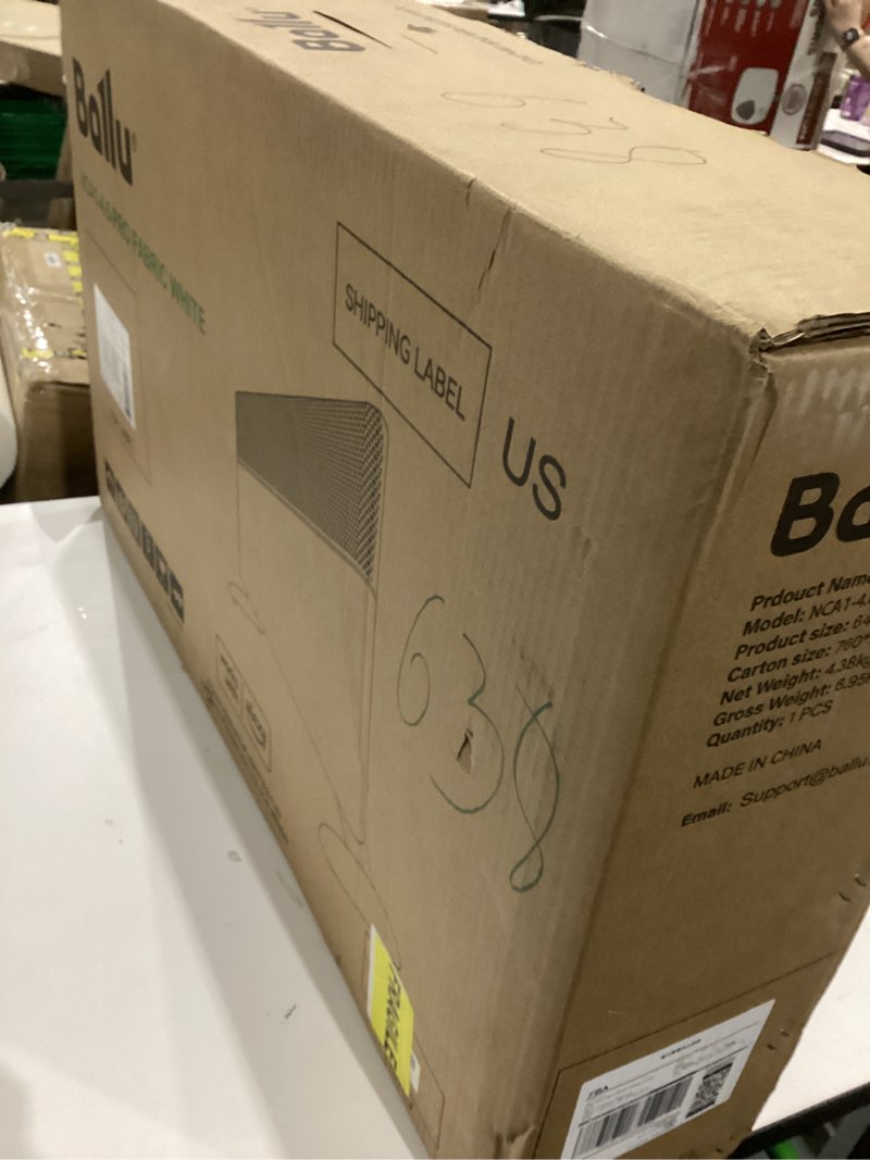 Condition photo showing As Is for Ballu Convection Panel Space Heater for Large Room,1500W Electric Heater with Programmable Thermostat,WiFi App Control,Standing or Wall Mount,Smart Quiet Heater for Indoor Use,Works with Alexa,White Standard White