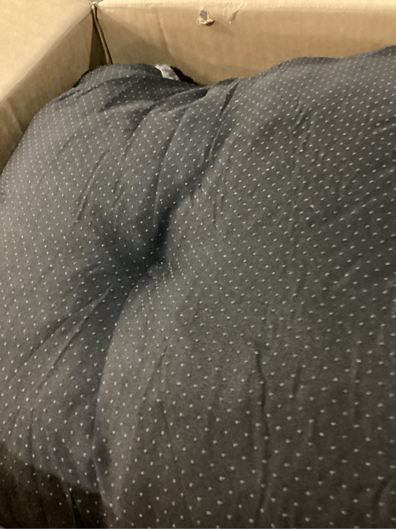 Condition photo showing Good Condition for furtime washable xxl dog bed for extra large dogs, giant deluxe dog crate beds comfy fluffy kennel pad anti-slip pet sleeping mat, machine washable dogs pillow, 47"x29"x4", gray 47.0"l x 29.0"w x 4"th gray