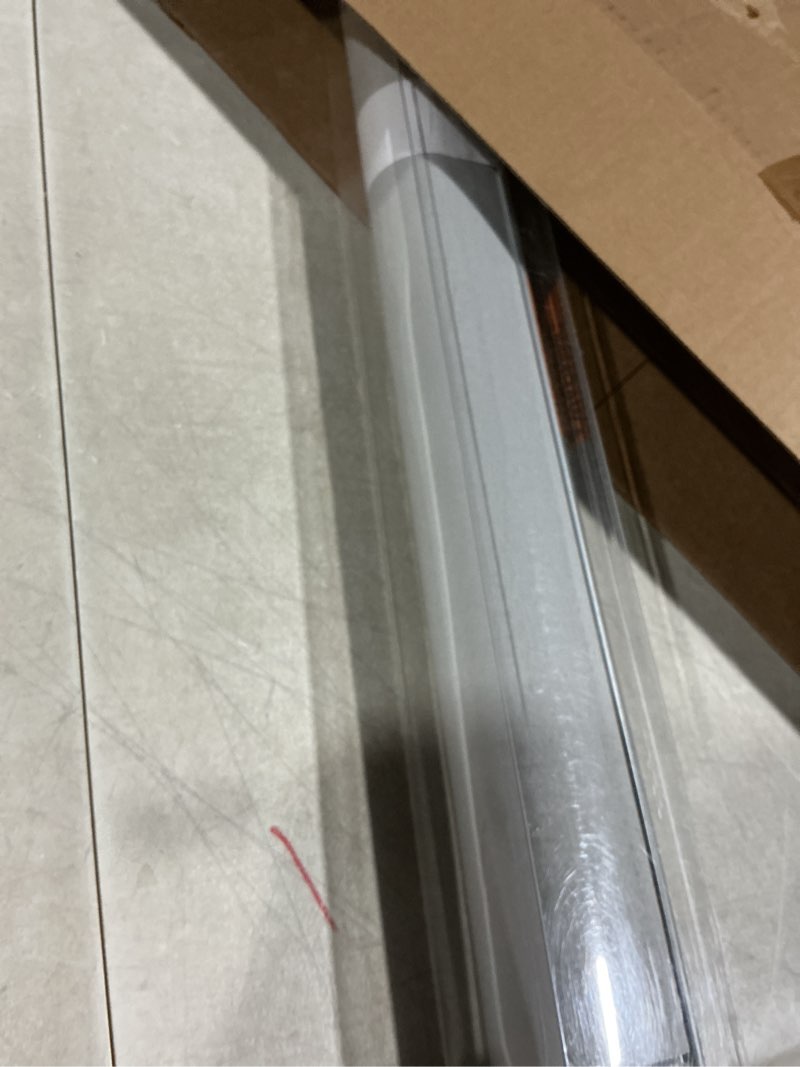 Condition photo showing Good Condition for Allbright 100% Blackout Cordless Roller Shades for Windows, Thermal Insulated UV Protection, Window Roller Blinds for Home, Office, Bedroom, Door, 17" W x 64" H, Grey Grey 17"W*64"H