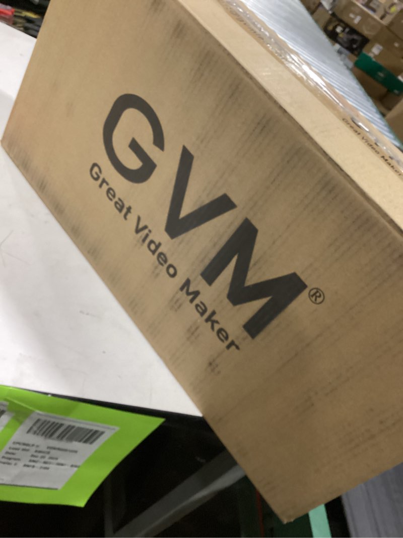 Condition photo showing Good Condition for GVM 2 Pack LED Video Lighting Kits with APP Control, Bi-Color Variable 2300K~6800K with Digital Display Brightness of 10~100% for Video Photography, CRI97+ TLCI97 Led Video Light Panel +Barndoor