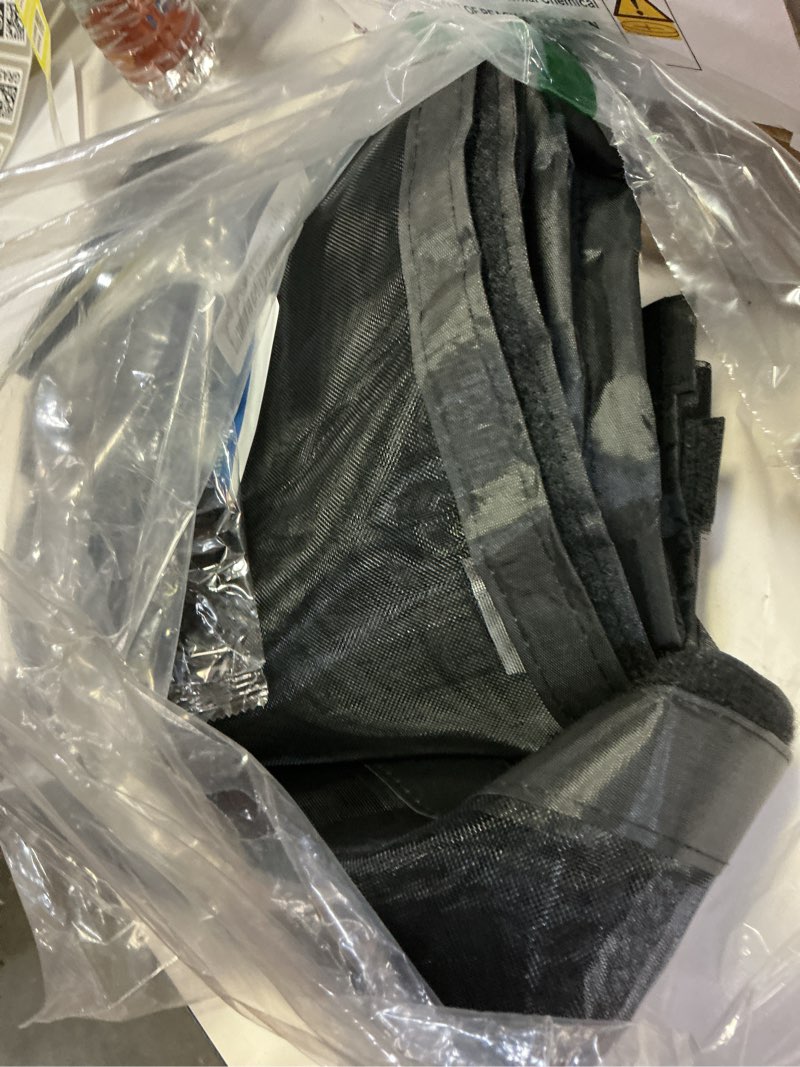 Condition photo showing Good Condition for upgraded pet mesh magnetic screen door stronger than fiberglass and polyester,hands free,keep bugs out,pet & kid friendly,suitable for sliding doors,patio and french doors-72" x 80" black fit door size 72×80 inch