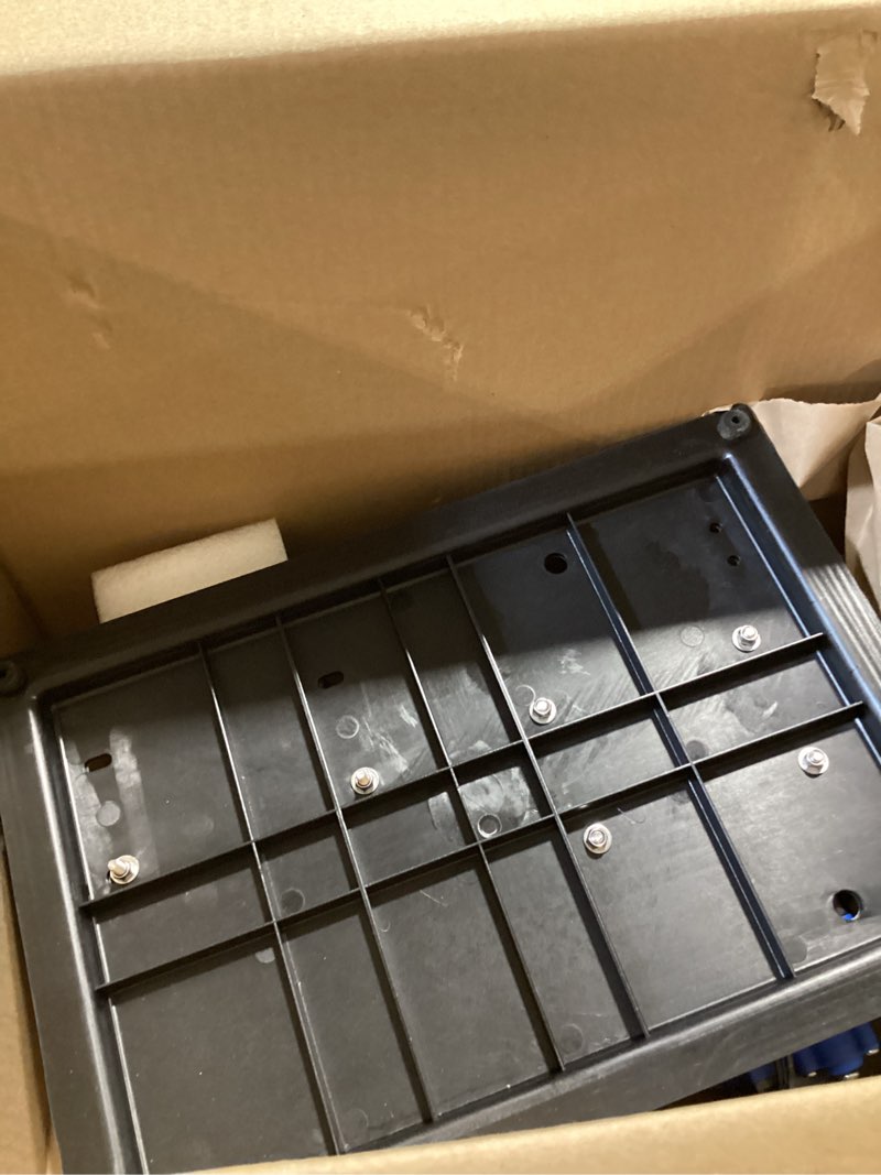 Condition photo showing As Is for CrestWave RV Water Pump 110V AC 7GPM 70PSI and 1L 125PSI Pre-Pressurized Accumulator Tank, Quiet Water Transfer Pump and Accumulator Tank System for Home Water System, Irrigating & Industrial Settings 115V AC