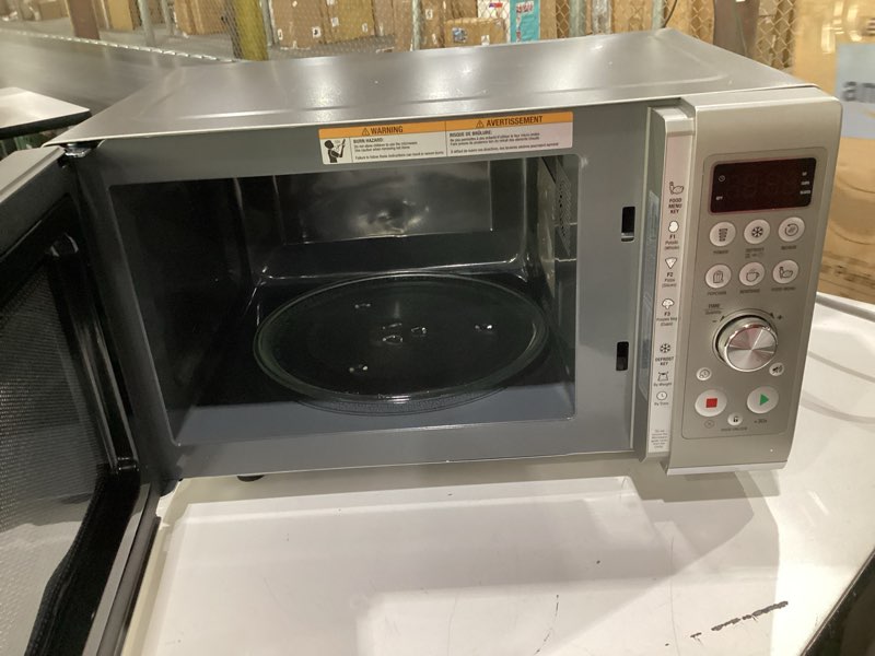 Condition photo showing Good Condition for (NOT TESTED) Breville BMO650SIL Compact Wave Soft Close Countertop Microwave Oven, Silver