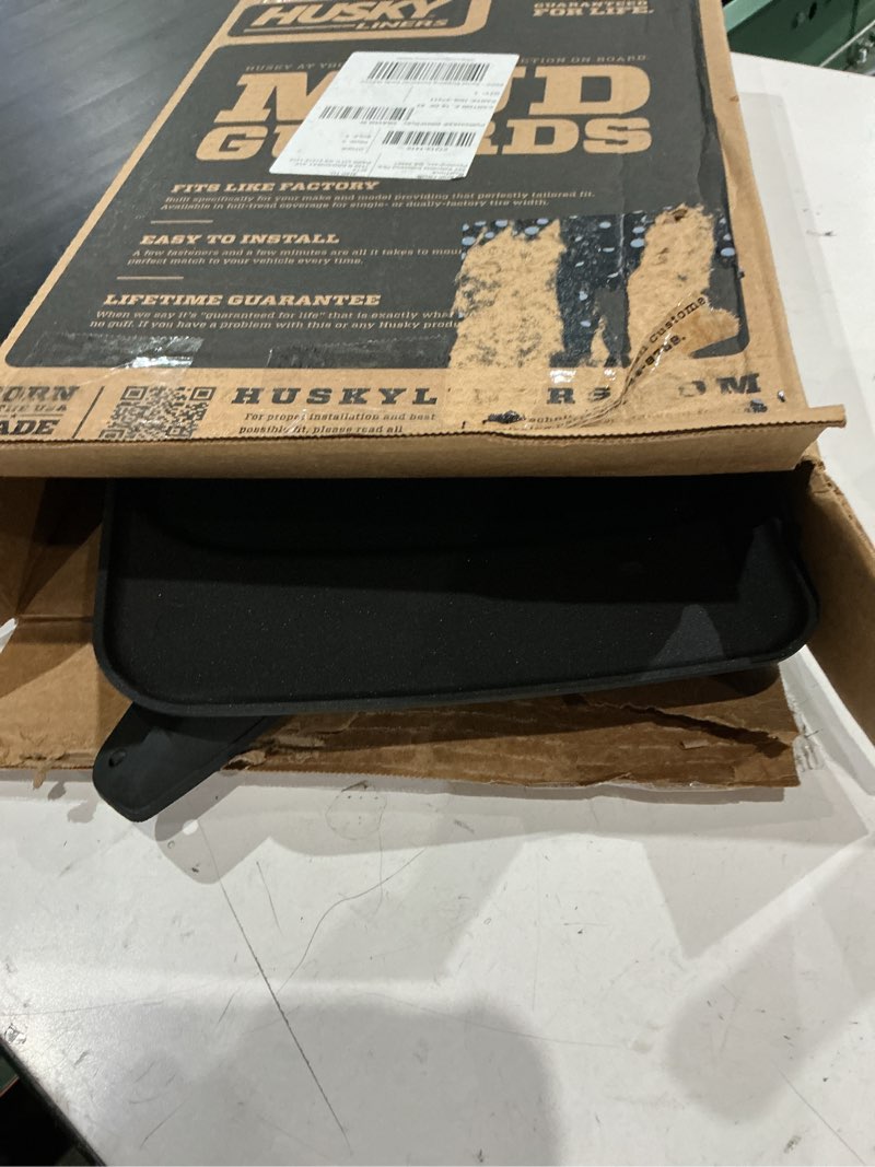 Condition photo showing Good Condition for husky liners - rear mud guards | 1997-2004 ford f150 standard/supercab w/oe fender flares, rear set - black, 2 pc. | 57411