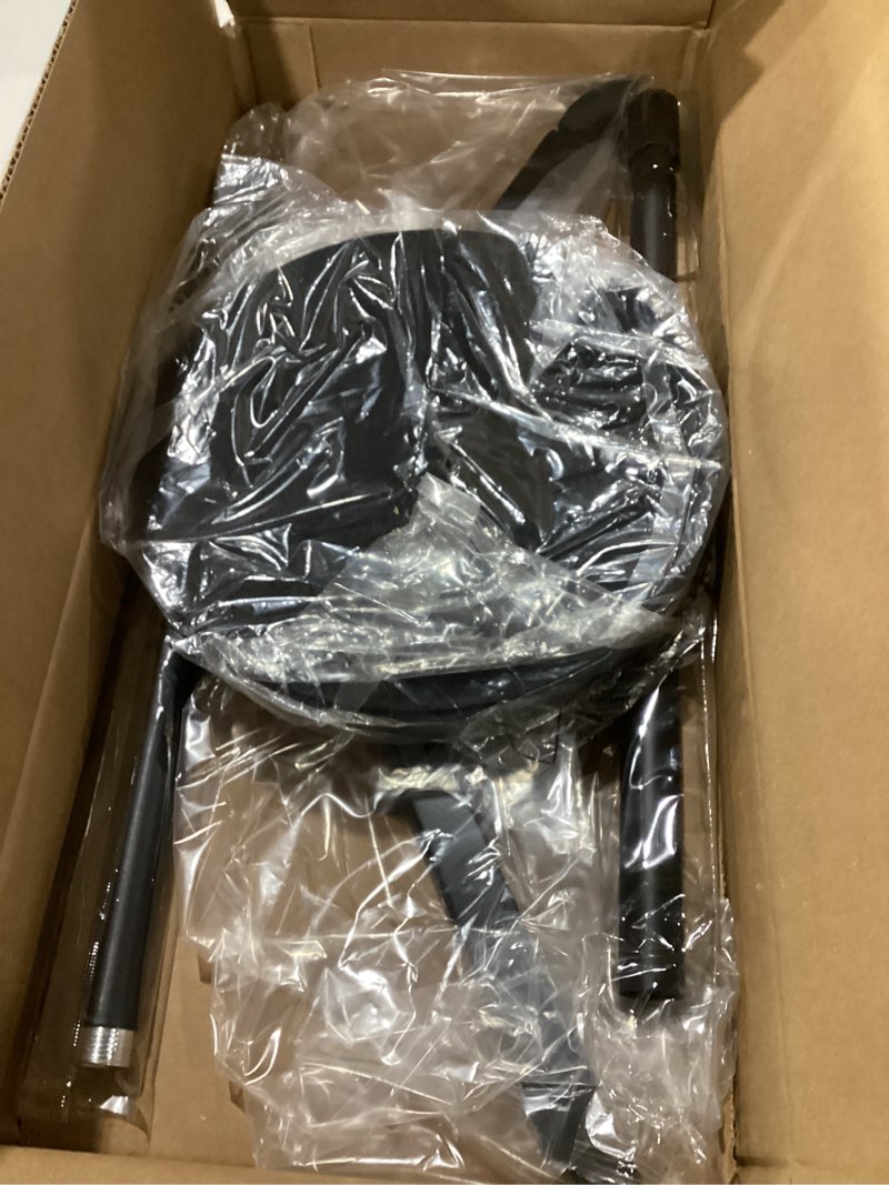 Condition photo showing As Is for mannequin torso, 30 to 41 inch height adjustable shirt display stand for vendors shop graduation party, stable ease assembly dress form clothes garment rack, jacket coat hanger stand, black black 1 pack