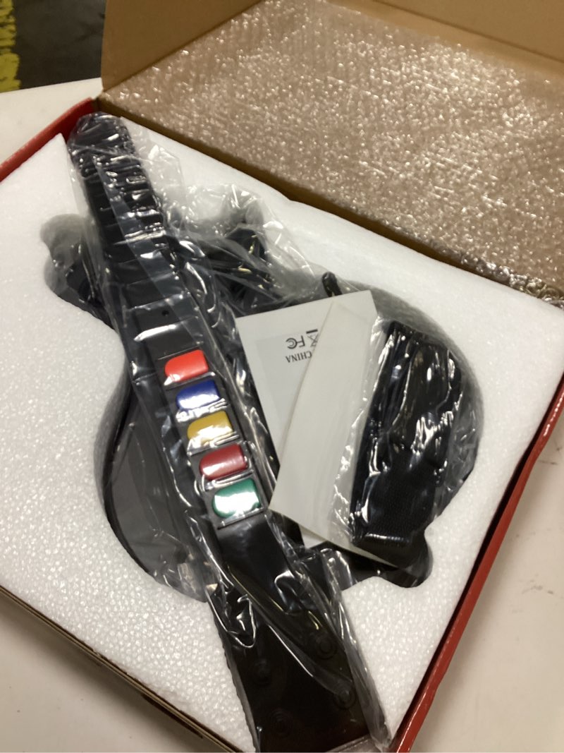 Condition photo showing New/Like New for DOYO PC Guitar Hero Controller, Wireless PS3 Guitar Hero with Dongle for PC and PlayStation 3, Compatible with Guitar Hero, Rock Band, Clone Hero, Adjustable Strap (Black)