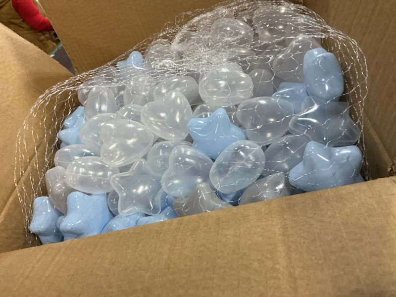 Condition photo showing Good Condition for STARBOLO Star Ball Pit Balls for Ball Pit -100pcs Plastic Ball Phthalate Free BPA Free Non-Toxic Crush Proof Play Balls Play Tent Pool Playhouse Playpen Party Decoration. … Pearl 4 colors 100 balls