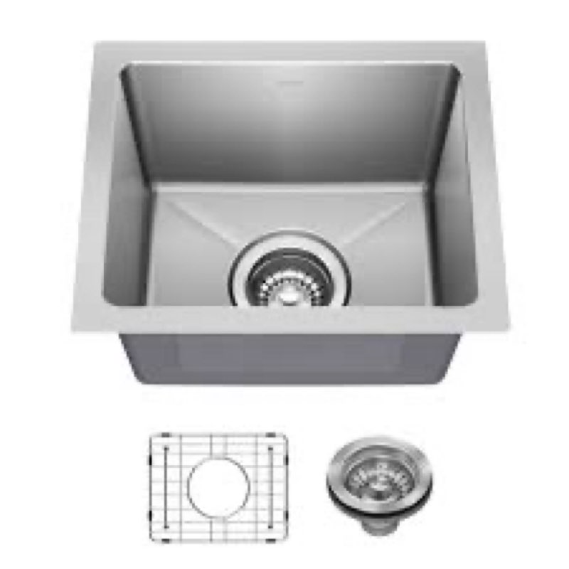 Kraus stainless steel sink kitchen kHU6N1-15