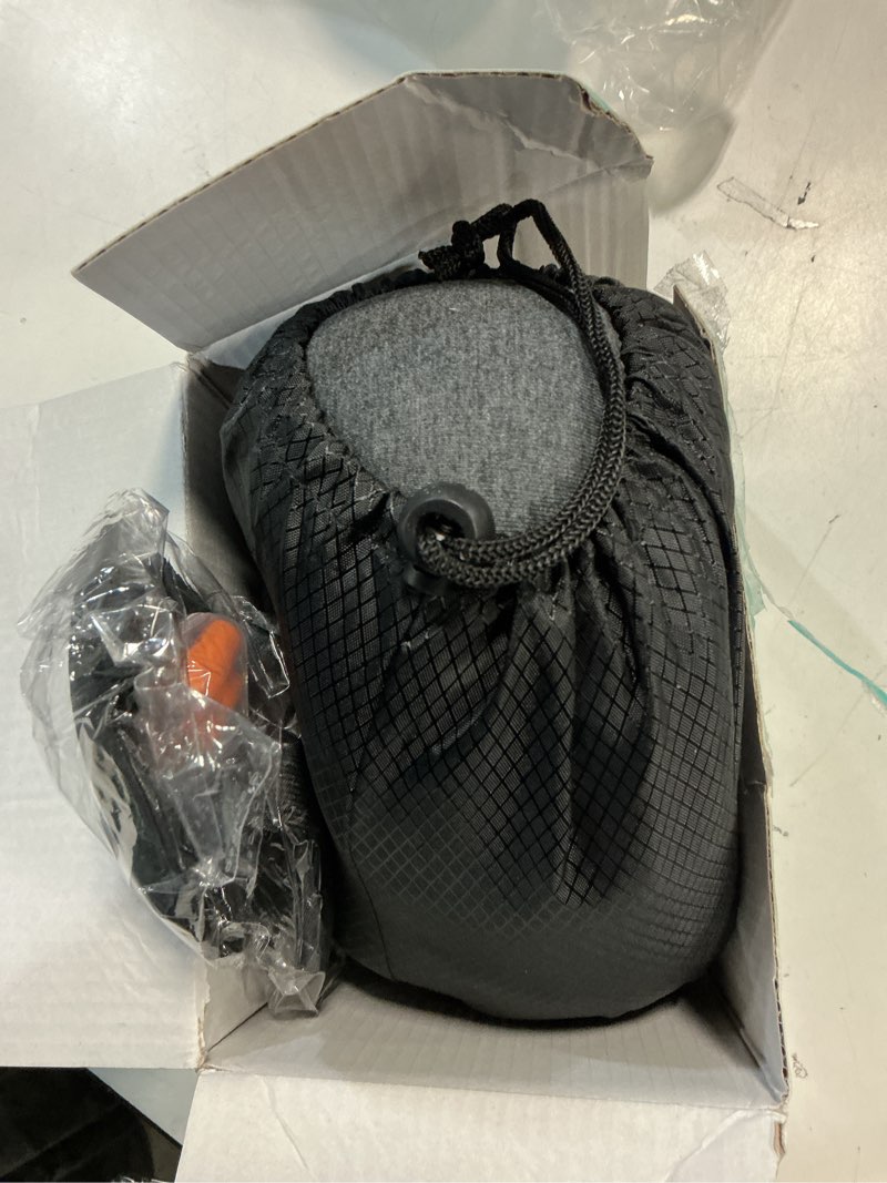 Condition photo showing Good Condition for Travel Pillow, Memory Foam Neck Pillow Head Support Soft Pillow for Sleeping Rest, Airplane Car and Home Use Darkgrey