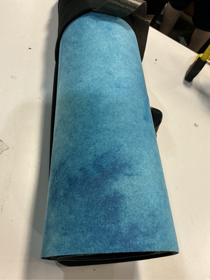 Condition photo showing As Is for yoga essentials natural rubber & microfiber elephant suede yoga mat ( similar) 