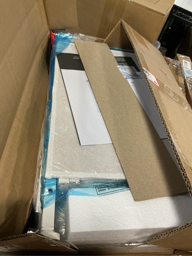 Condition photo showing New/Like New for DUMOS Nightstand Small Dresser with 2 Fabric Drawers Side Tables Bedroom End Table Kids Bedside Storage Furniture for 20 inch Tall Night Stand for Closet, Entryway, College Dorm, White Classic White 11.8"D x 18"W x 20"H (2 Drawers)